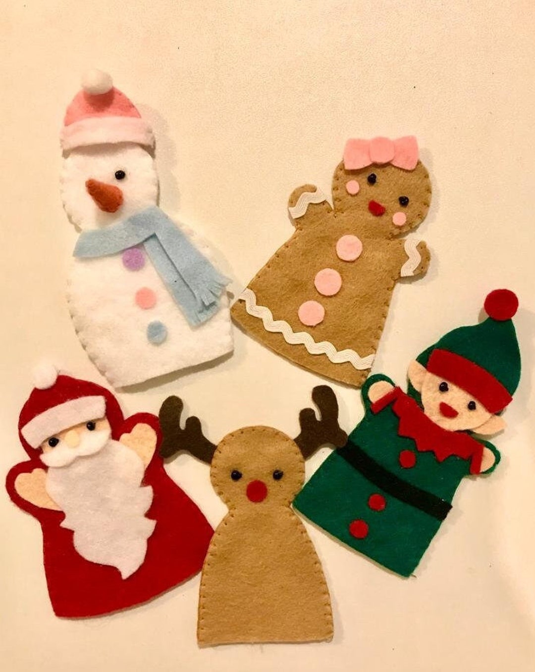 Títere De Mano De Papá Noel De Peluche | Marioneta Navideña De 42 Cm Para Juegos Interactivos | Ideal Para Cuentos Y Educación Infantil