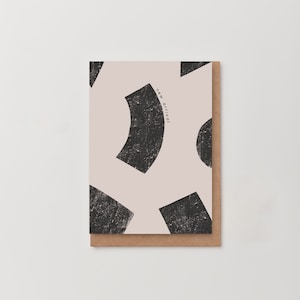 Nouvel arrivage abstrait carte de bébé nouveau-né
