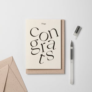 Enorme gefeliciteerd gefeliciteerd kaart