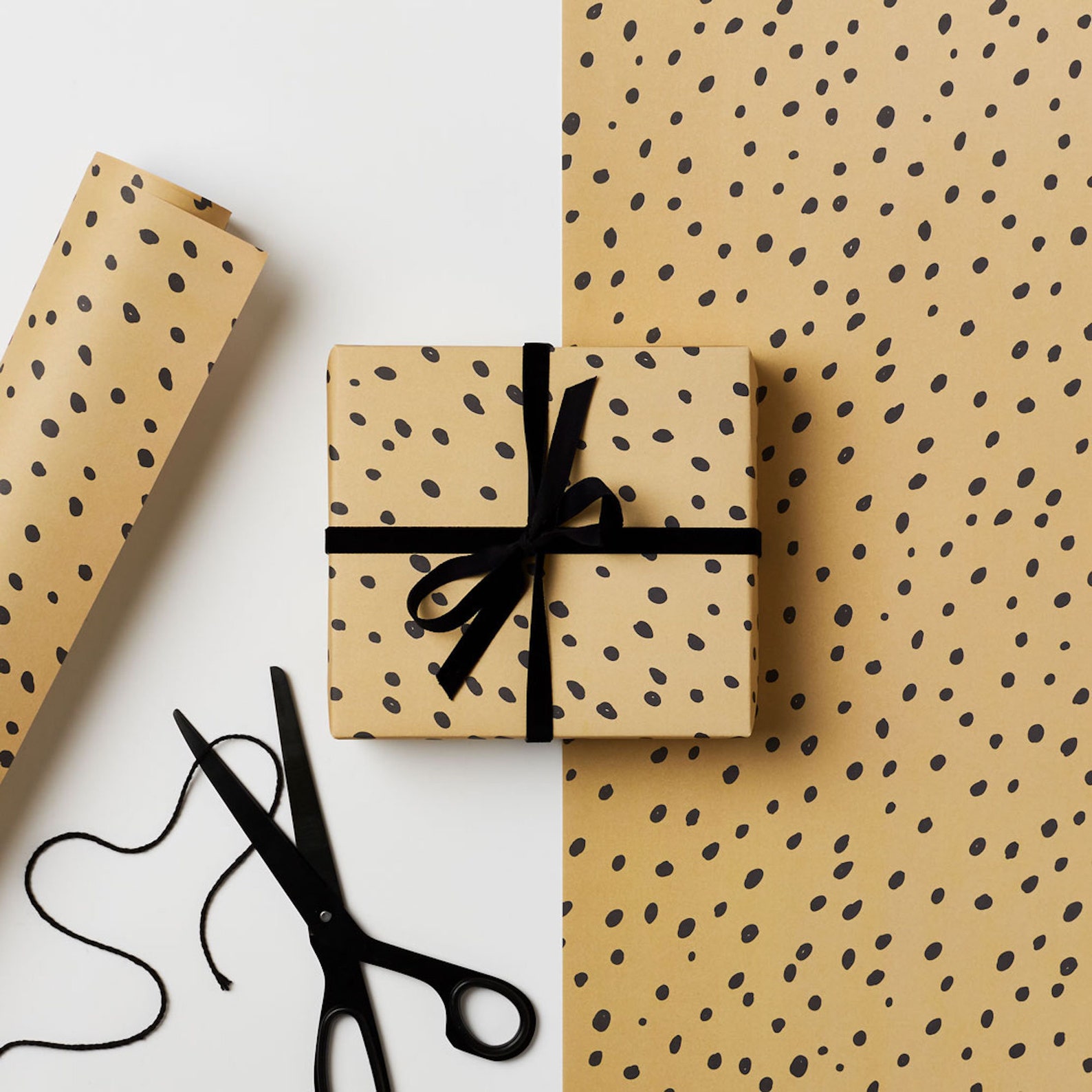 Dainty Dot Wrapping Paper (3 Folded Sheets) - Etsy
