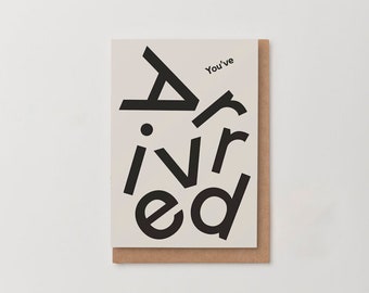 You've Arrived - New Baby Card