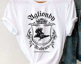 Aglionby Academy Shirt Geïnspireerd op Het Raven Cycle Shirt Maggie Stiefvater Shirt The Raven Boys Gift Tee Raven Cycle Fan Merch Kleding