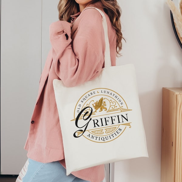 Crescent City Tote Bag Griffin Antiquities Tote Bag Crescent City Merch Gift Sarah J Maas Merch Bryce Quinlan ACOTAR Tote Bag Bookish Tote