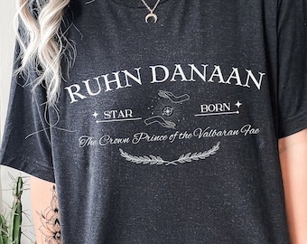Ruhn Danaan Shirt Crescent City Shirt Starborn Crown Prince of the Valbaran Fae Crescent City Merch Gift Sarah J Maas Clothing Booktok Shirt