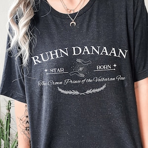 Ruhn Danaan Shirt Crescent City Shirt Starborn Crown Prince of the Valbaran Fae Crescent City Merch Gift Sarah J Maas Clothing Booktok Shirt
