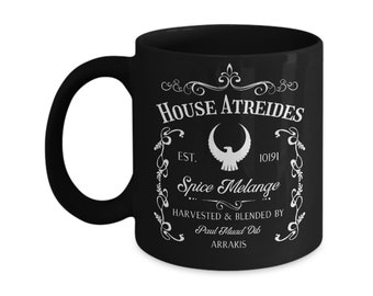 Spice Melange Coffee Mug Black or White 11 oz or 15 oz Dune Mug Dune Gift for Dune Fan Dune Coffee Mug House Atreides Arrakis Paul Atreides