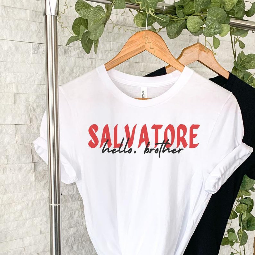 The Vampire Diaries Shirt Hello Brother Shirt Salvatore the Vampire