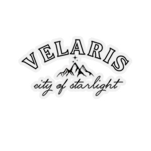Velaris Sticker City of Starlight ACOTAR Sticker A Court of Thorns and Roses Sarah J Maas Stickers Night Court Decal Booktok Stickers Merch