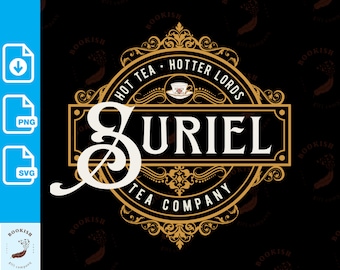 Suriel Tea Co Svg Png Hot Tea Hotter Lords Acotar Svg for Cricut Night Court Png A Court of Thorns and Roses Svg Cricut Cut File Sublimation