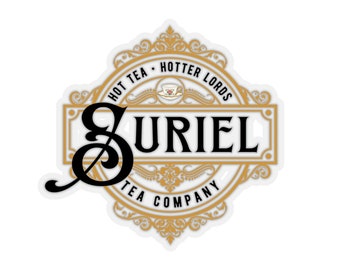 Suriel Tea Co Sticker Suriel Tea Company Hot Tea Hotter Lords ACOTAR Sticker Merch Gift Sarah J Maas Stickers Night Court Decal