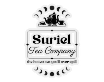 Suriel Tea Company Sticker Suriel Tea Co ACOTAR Sticker Inspired by A Court of Thorns and Roses Sarah J Maas Stickers Night Court D