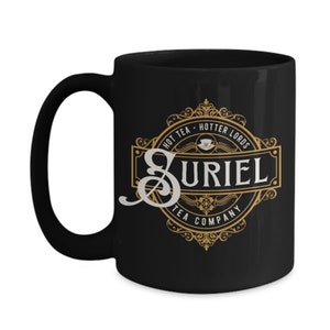 Suriel Tea Co Mug ACOTAR Mug Suriel Tea Company Hot Tea Hotter Lords Night Court Coffee Mug ACOTAR Merch Gift Sarah J Maas Mug Booktok Mug