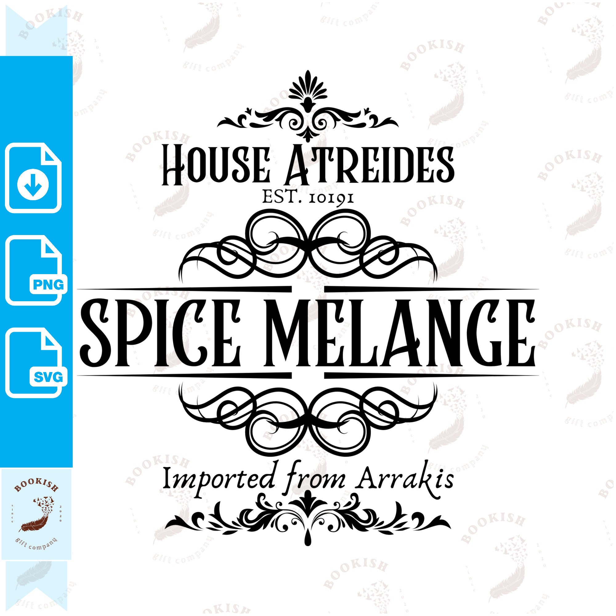 Spice Melange Svg FOUR Svg Png Files Dune Svg Spice Melange Png Dune Art Gift Arrakis Svg Dune Printable Paul Atreides Dune Svg for Cricut