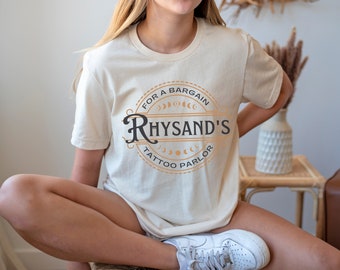 Rhysand Tattoo Parlor Shirt ACOTAR Shirt Rhysand Shirt A Court of Thorns and Roses Shirt Night Court Shirt ACOTAR Merch Clothing Booktok