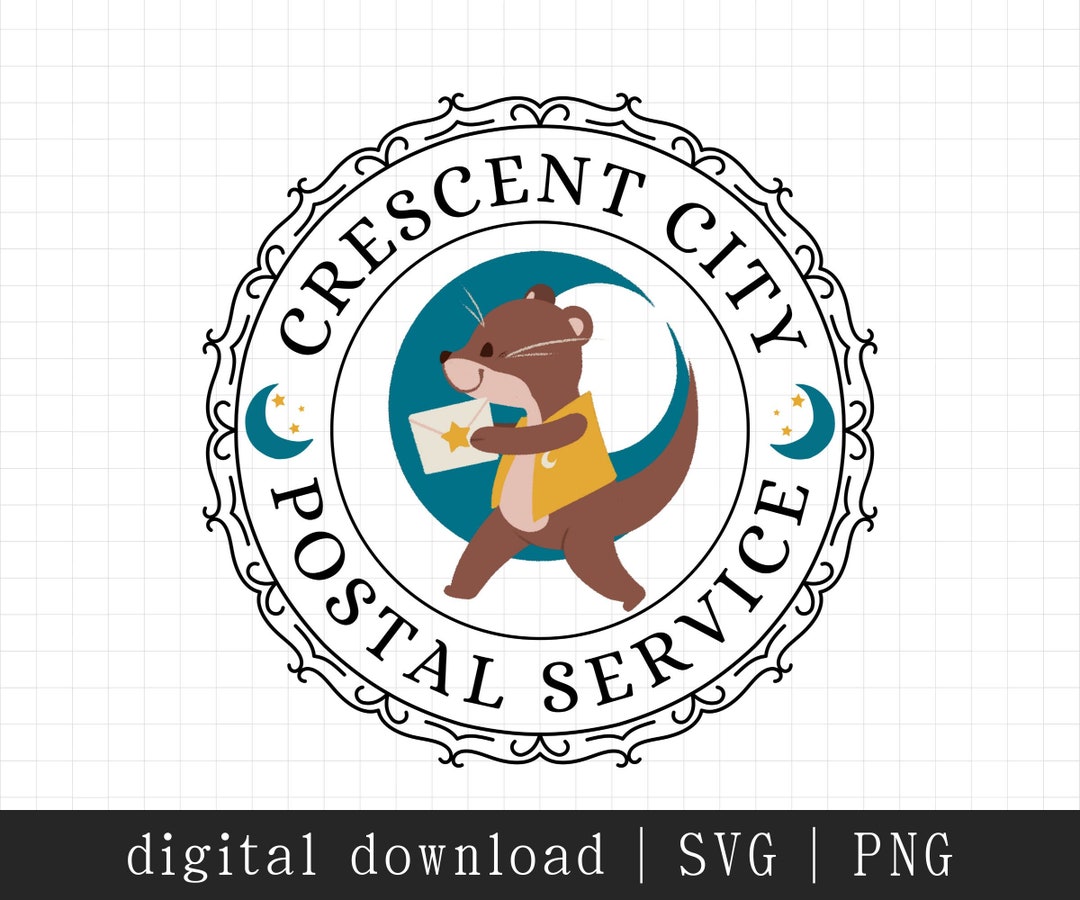 Crescent City Postal Service Svg & Png Files Crescent City Svg Files