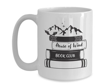 House of Wind Book Club Mug A Court of Thorns and Roses Mug Night Court Coffee Mug ACOTAR Mug ACOTAR Merch Acotar Gift Sarah J Maas Merch