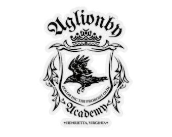 Aglionby Academy Sticker The Raven Boys Sticker Maggie Stiefvater Stickers The Raven Cycle Decal Raven Cycle Gift Gansey Blue Ronan Lynch