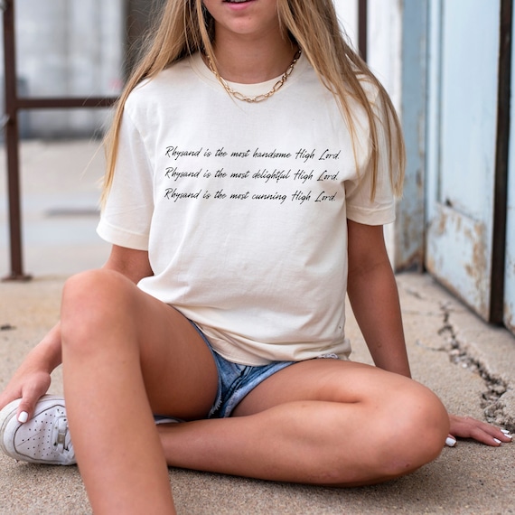 Rhysand High Lord Shirt Rhysand Is the Most Handsome High Lord Feyre and Rhysand Shirt Night Court Shirt ACOTAR Shirt Gift Merch Feysand Tee