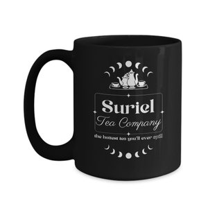Suriel Tea Company Mug A Court of Thorns and Roses Mug Night Court Coffee Mug ACOTAR Mug ACOTAR Merch Suriel Tea Co Feyre Tattoo Bookish Mug