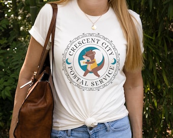 Crescent City Otter Shirt Crescent City Postal Service Tee Crescent City Shirt Merch SJM Licensed Clothing Booktok Shirt Crescent City Gift