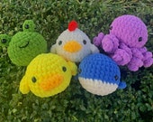 Crochet Animal Amigurumi Plush Stress Pets
