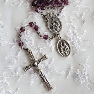 Birthstone Rosary - February