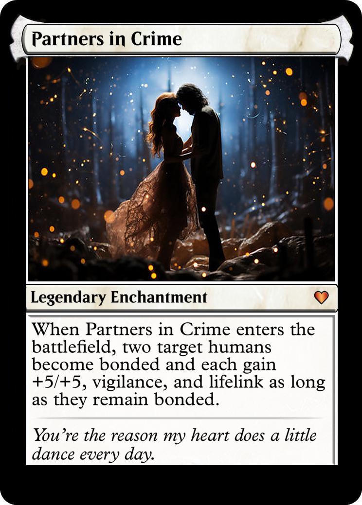 romantic mtg cards Love the Gathering Vday Card main image 1