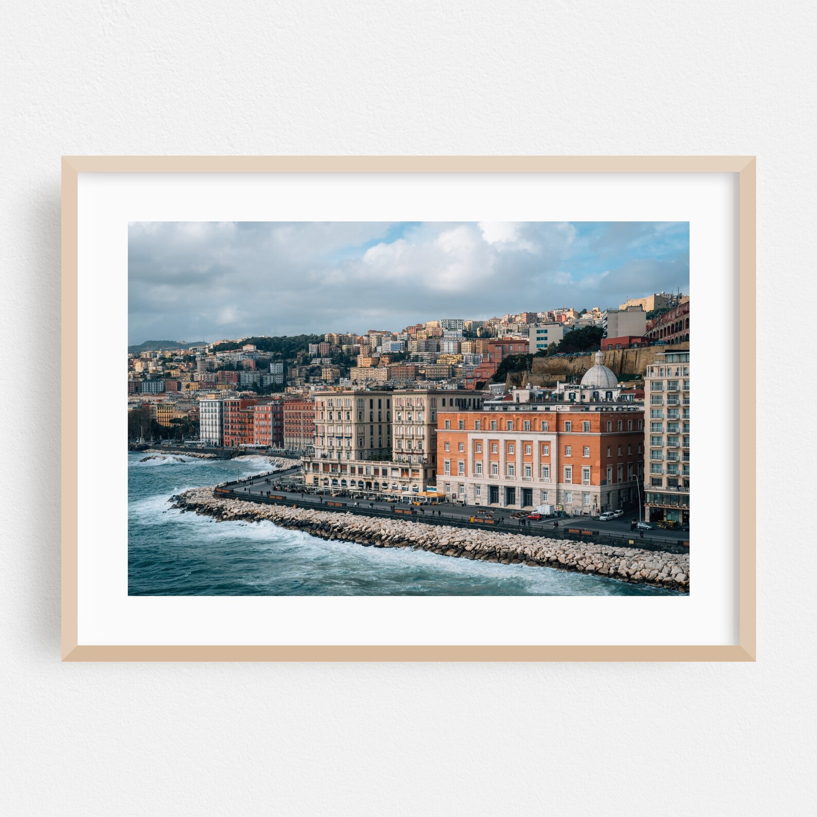 Naples Print Naples Wall Art Naples Poster Campania Print | Etsy