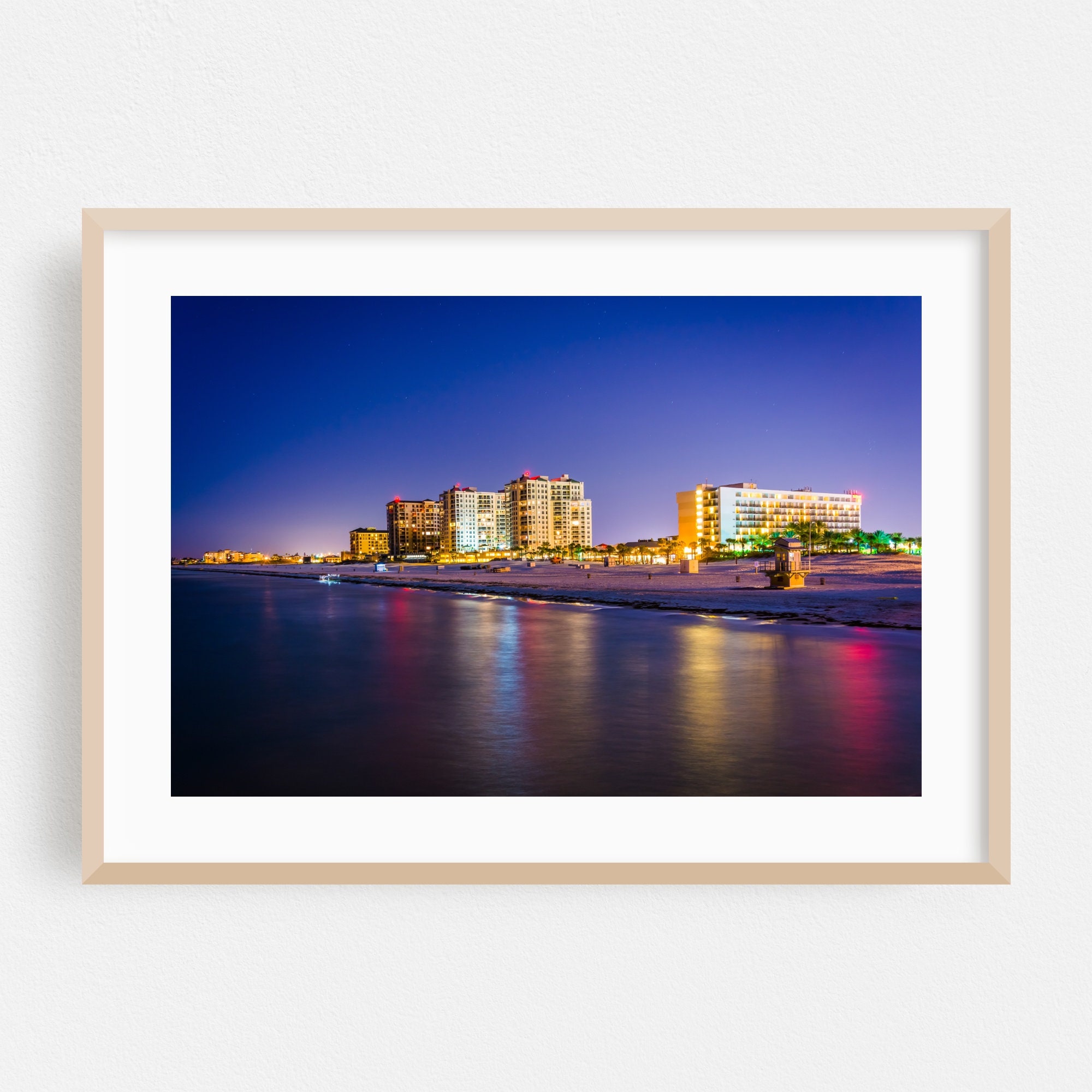 Clearwater Beach Art Florida Print Florida Wall Art Florida Etsy