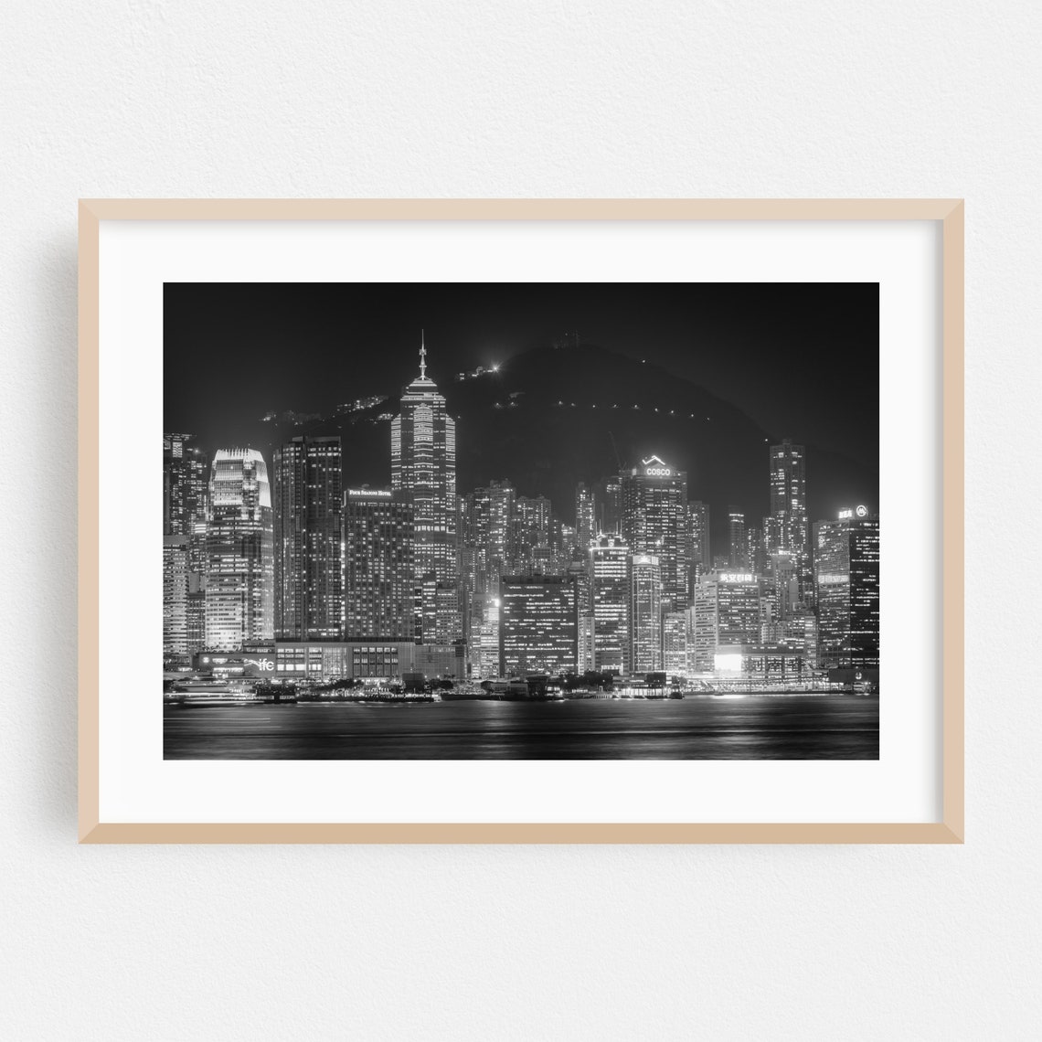 Hong Kong Print Hong Kong Wall Art Hong Kong Poster Hong Etsy