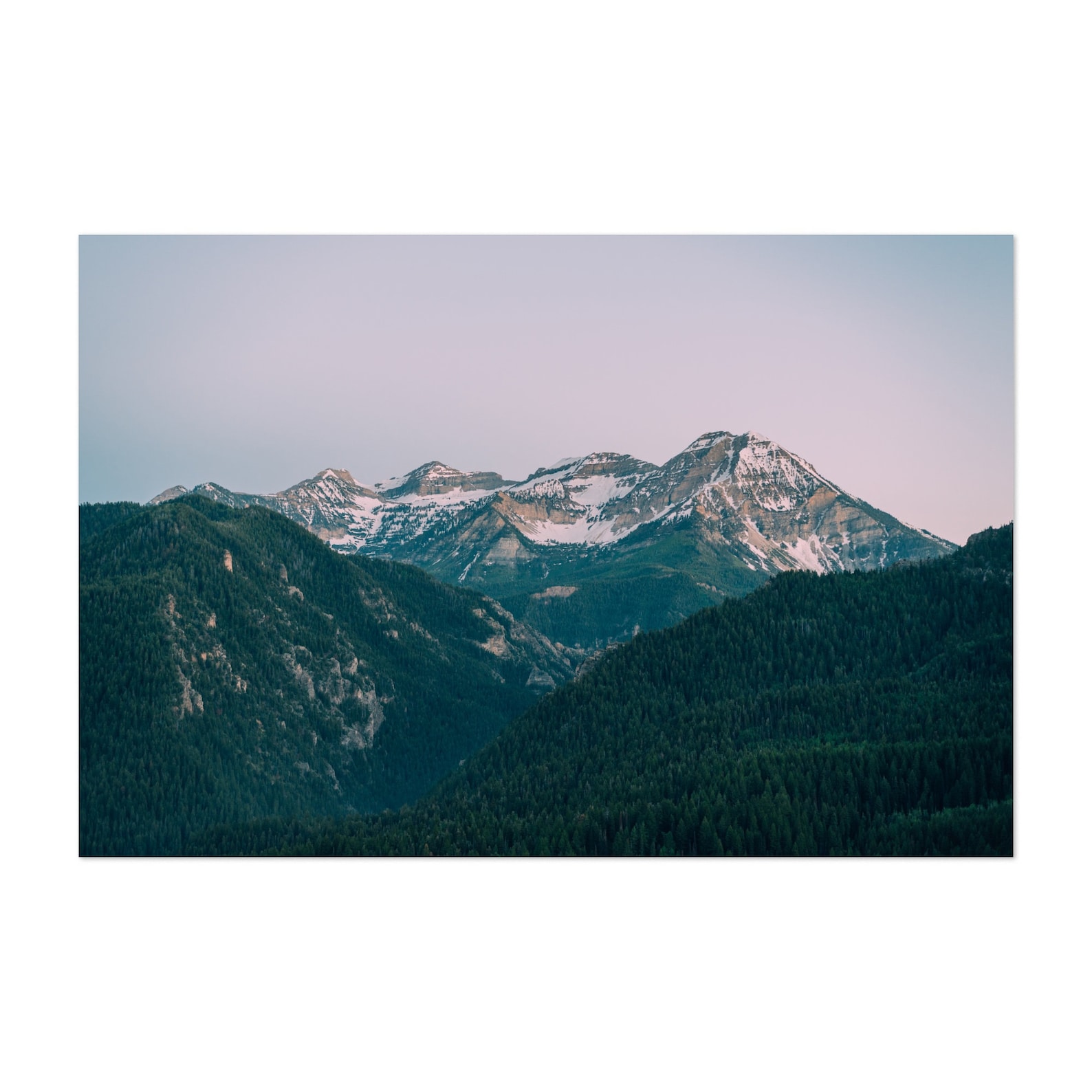 Wasatch Mountains Utah Print Utah Wall Art Utah Poster Etsy