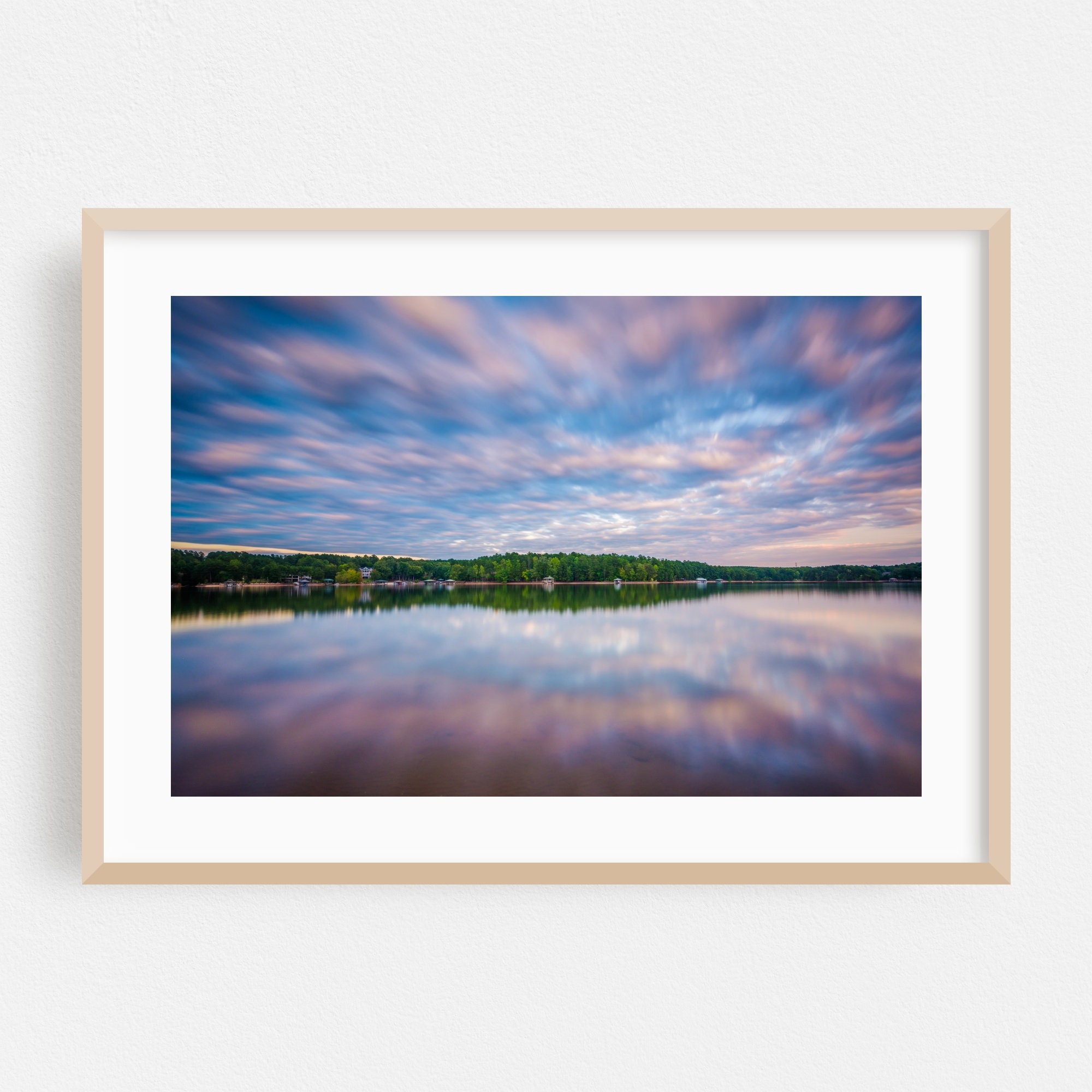 Lake Norman Print Lake Norman Wall Art Cartel del Lago Etsy