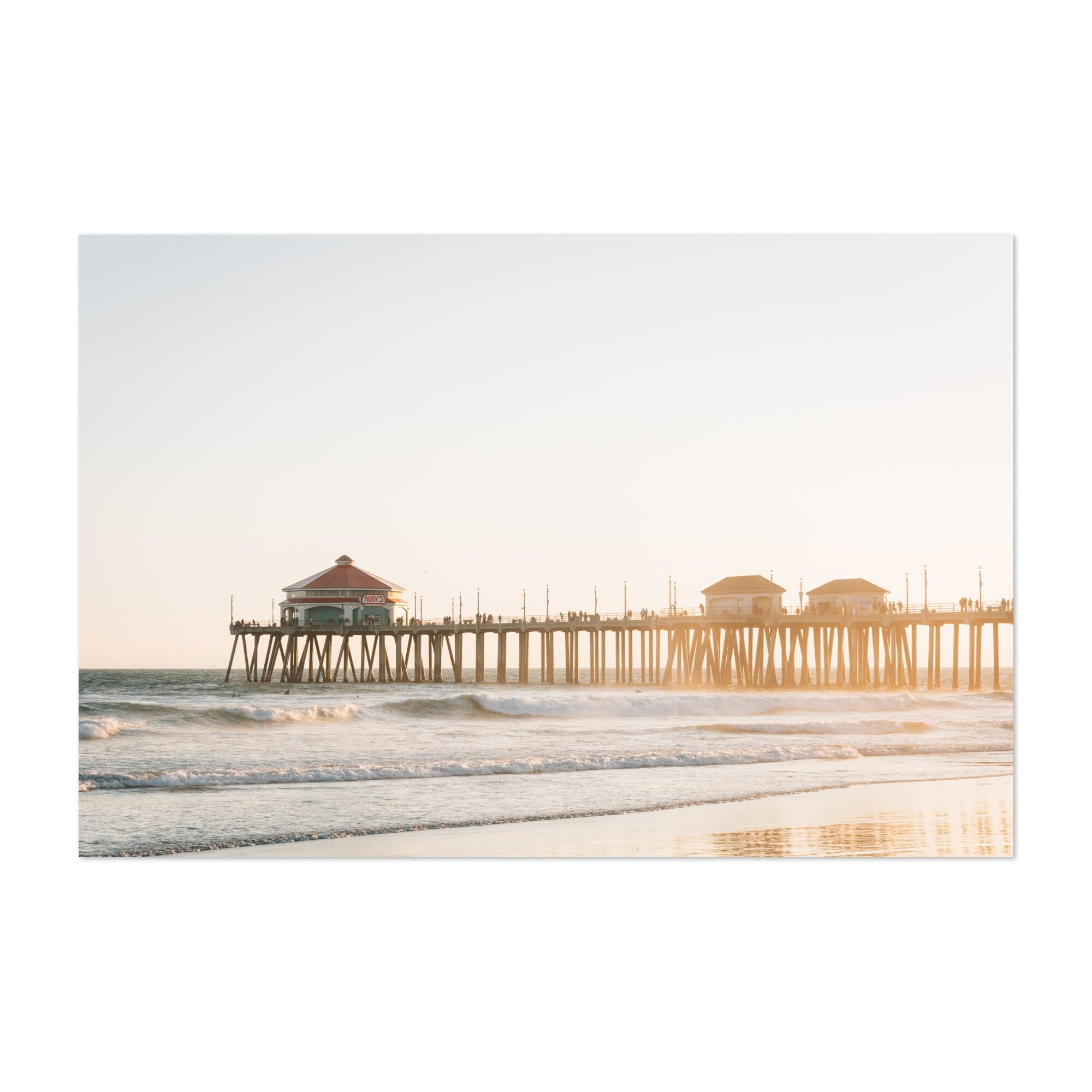 Huntington Beach Art California Print California Wall Art Etsy
