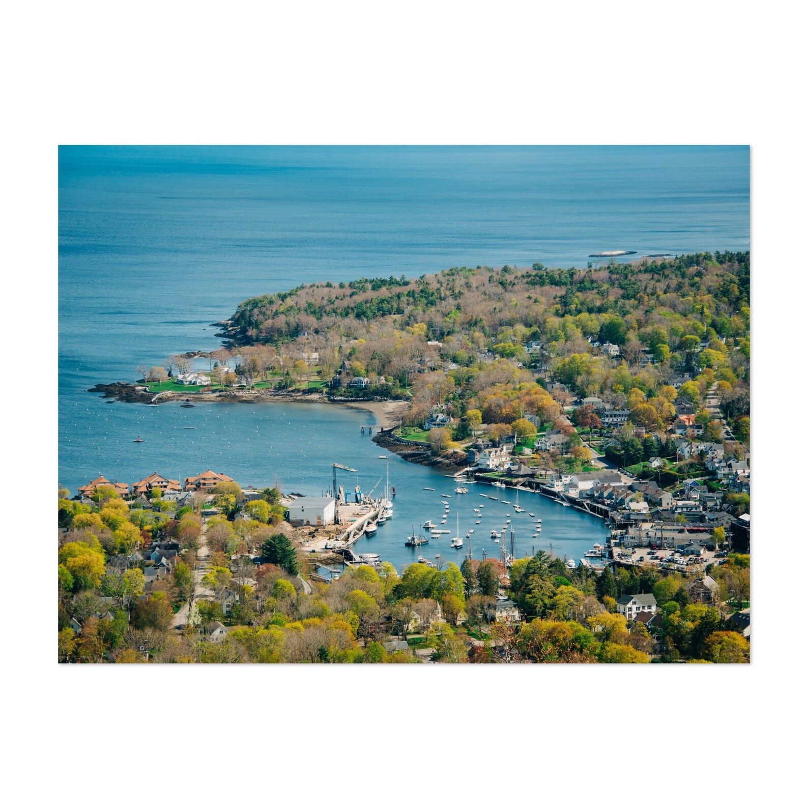 Camden Print Camden Wall Art Camden Poster Maine Print | Etsy