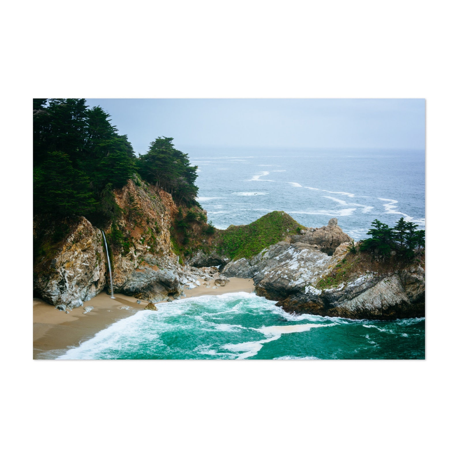 Big Sur Print Big Sur Wall Art Big Sur Poster California Etsy