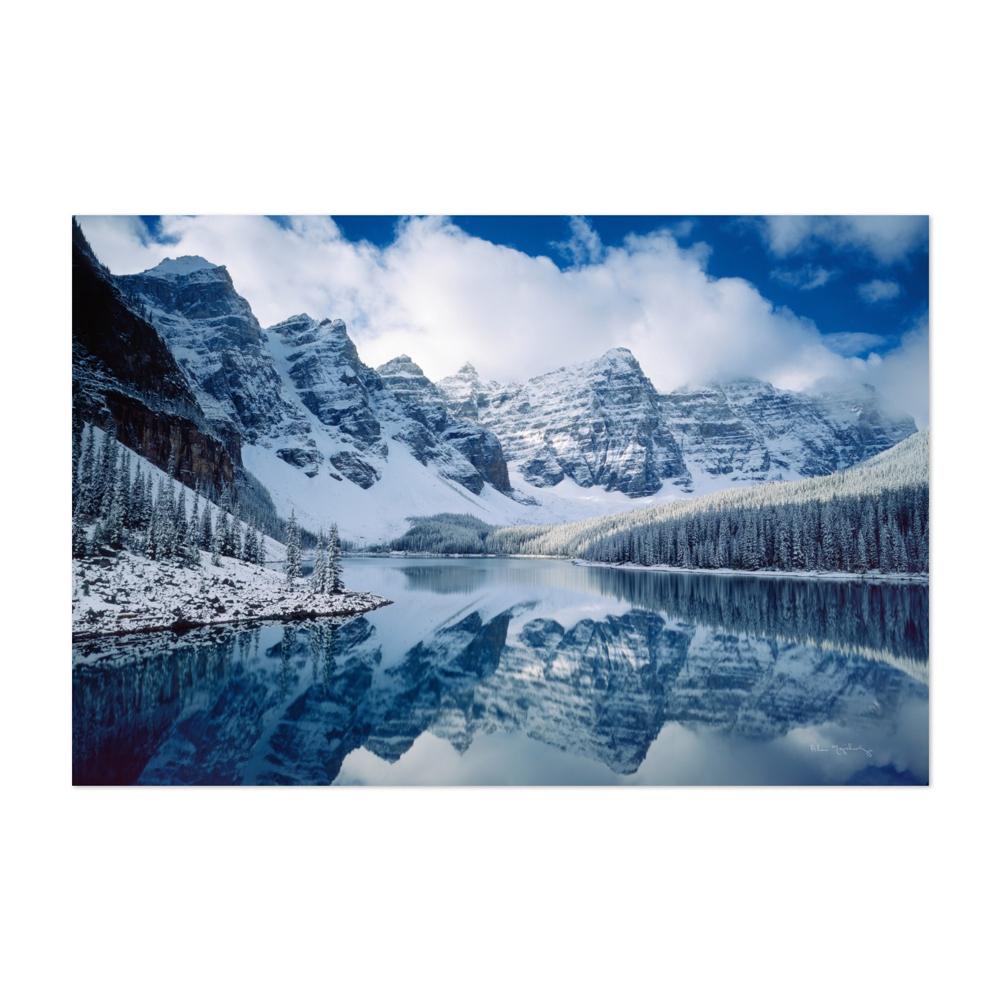 Parque Nacional Banff Alberta Print Alberta Wall Art Etsy