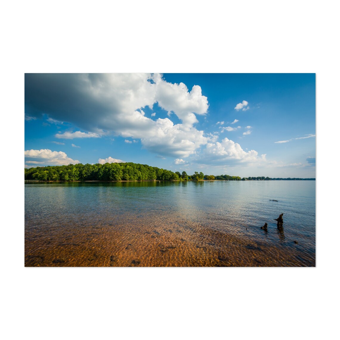 Lake Norman Print Lake Norman Wall Art Lake Norman Poster Etsy