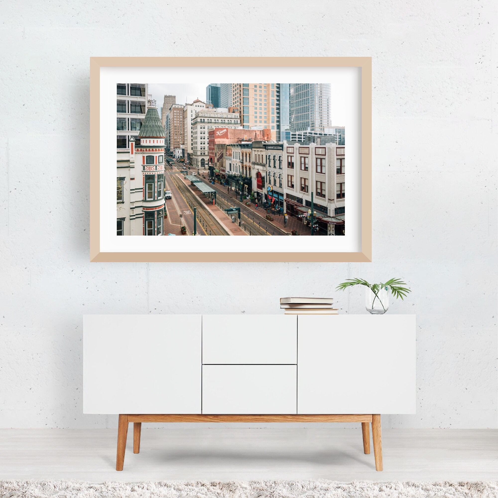 Houston Print Houston Wall Art Houston Poster Texas Print | Etsy