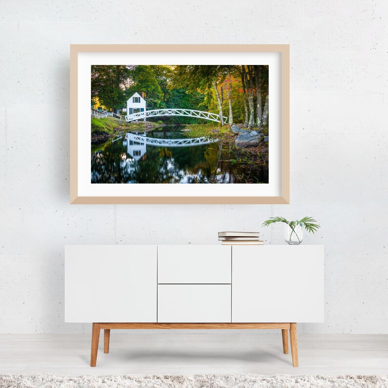 Mount Desert Island Maine Print Maine Poster Maine Wall Art Somesville Print Coastal Print Somesville Wall Art Somesville Poster