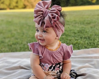 large baby headband bow