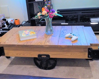 Cart Coffee Table Etsy