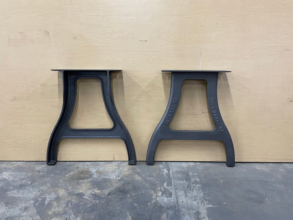Cast Iron Table Leg Set Two sets of legs Kitchen Etsy