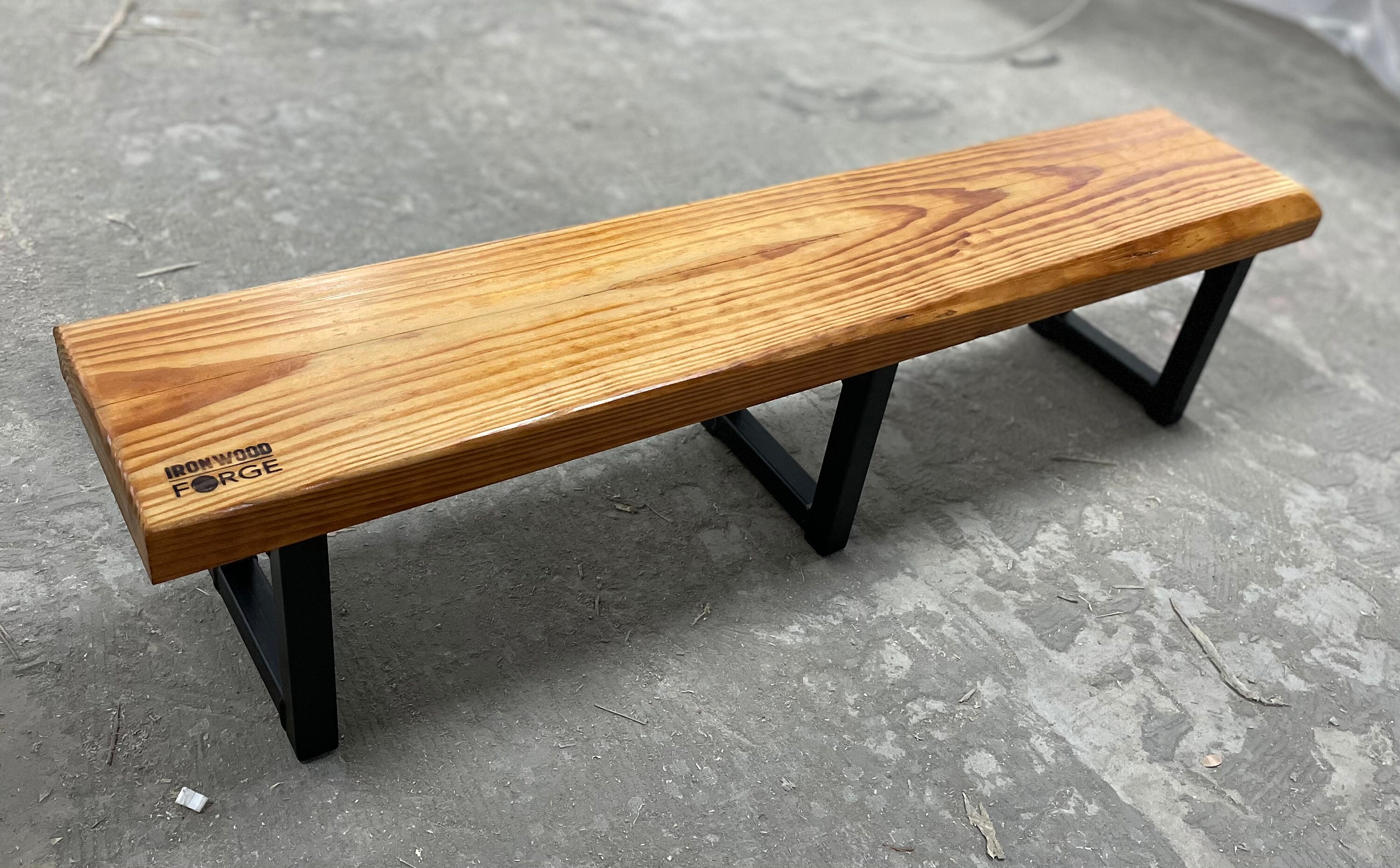 Bed Sidestep Reclaimed Wood, Step Stool, Industrial Commercial Style