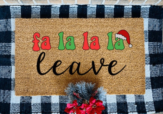 Funny Christmas Door Mat, Dear Santa Door Mat