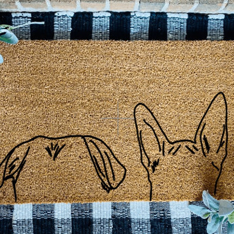 Dog Door Mat - Etsy