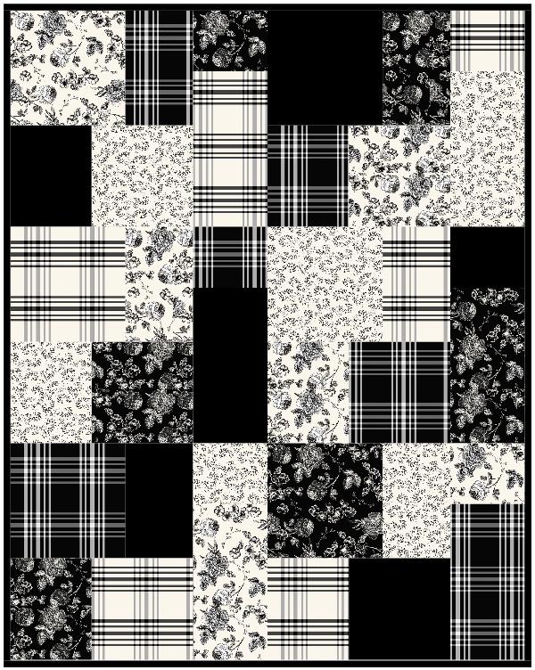 PDF Quilt Pattern – Easy Fat Quarter Quilt Pattern for Beginners – Fast ...