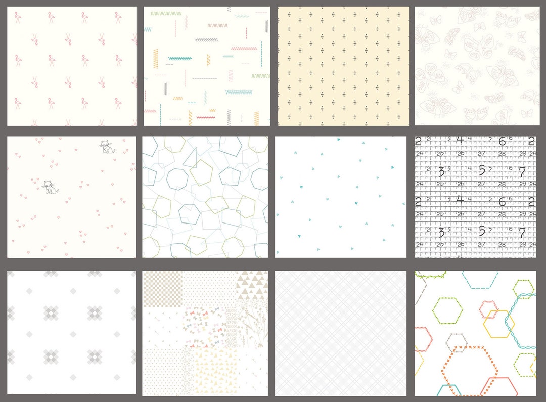 Hush Hush Fabric by Heather Peterson – Riley Blake Designs Low-volume ...