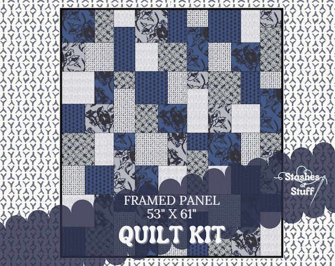 Beginners Quilt Pre Cut Quilt Kits Easy Squares Block Etsy