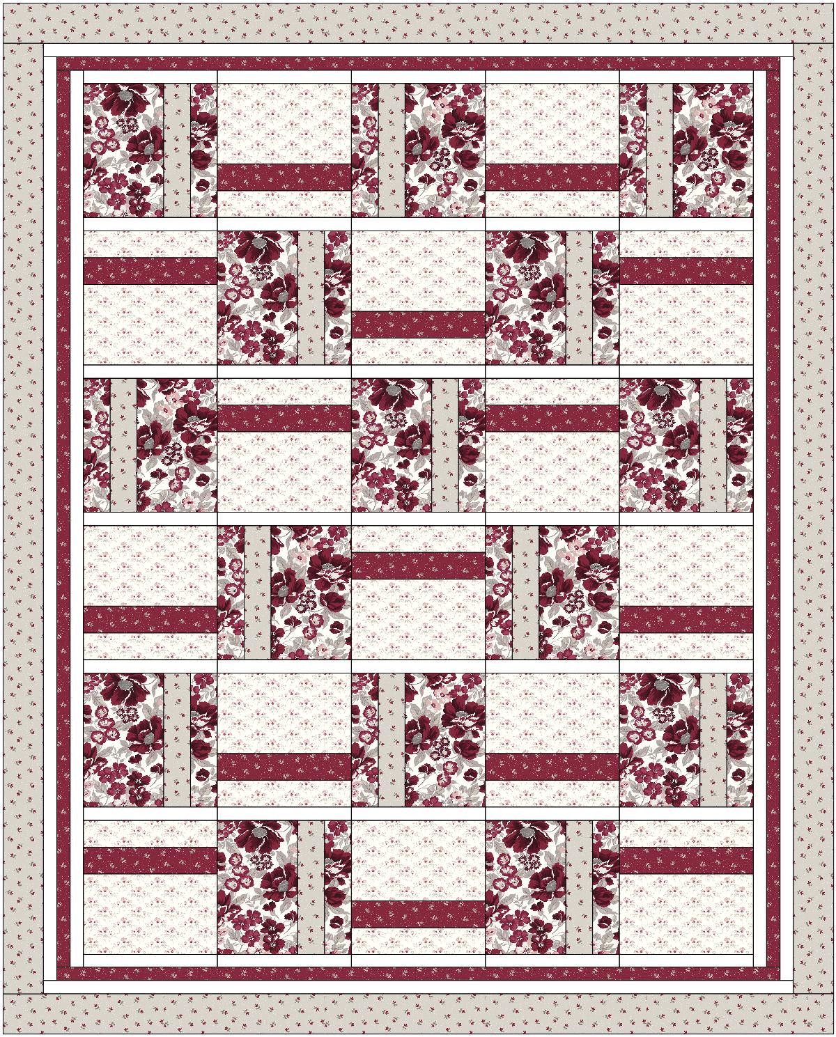 PDF Quilt Pattern PATTERN ONLY Strips & Blocks - Easy for Beginners ...