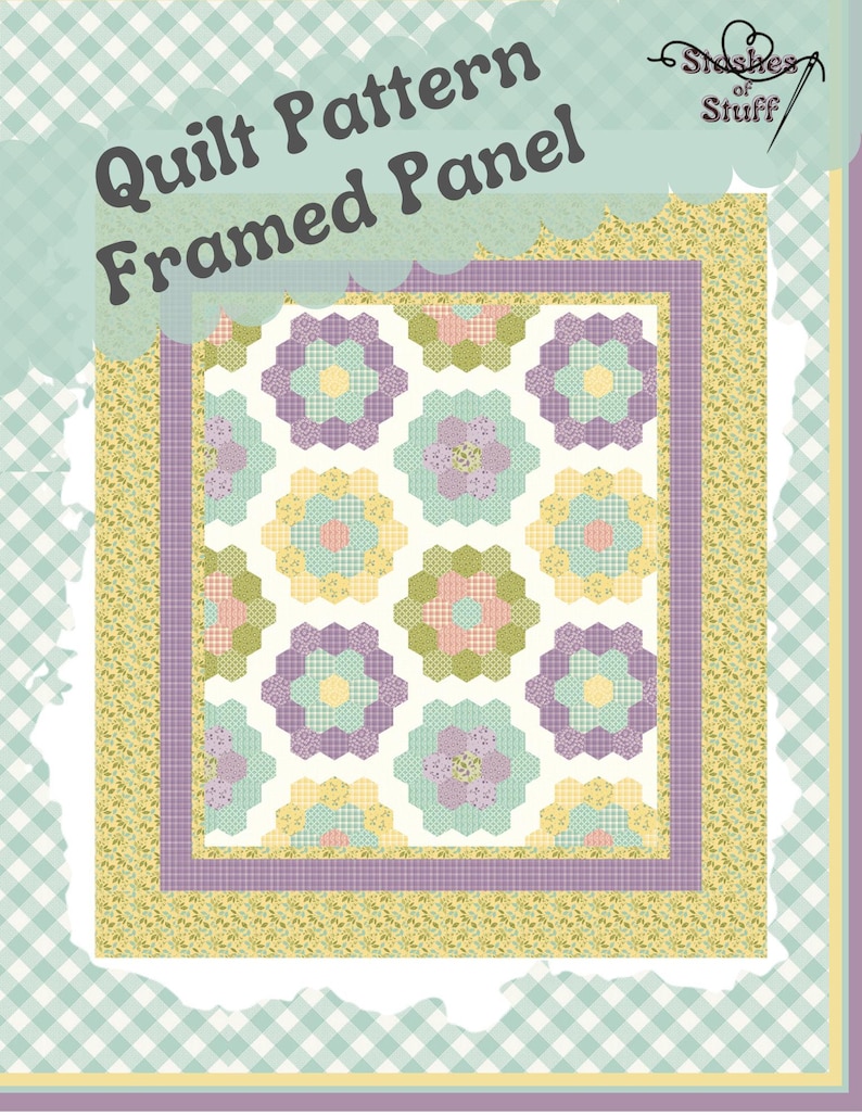 Adel in Spring Quilt Kit | Riley Blake | 53x60 | Floral Panel ...